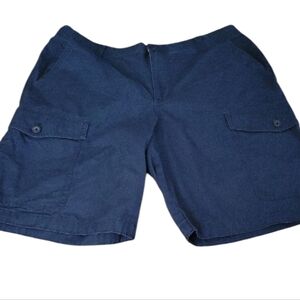 Izod Blue Cargo Shorts Casual Style